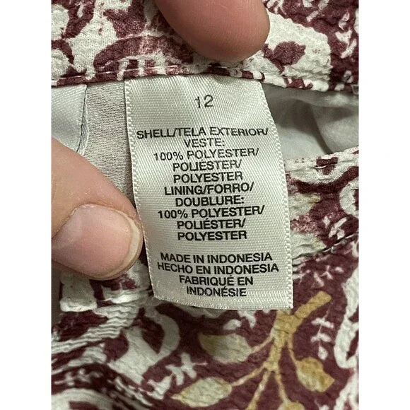 🔥 ALFRED DUNNER Floral Leopard V-Neck Shell Button Blouse 12 EUC! 🔥 - Picture 7 of 11